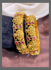 Small Lakshmi in Ruby Bangle - BG0087